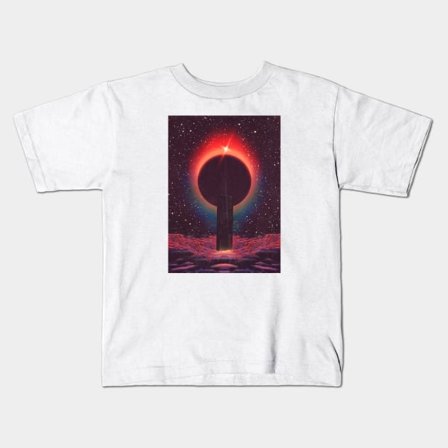 The Monolith Kids T-Shirt by linearcollages